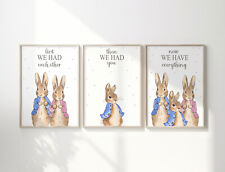Peter Rabbit Nursery Wall Art