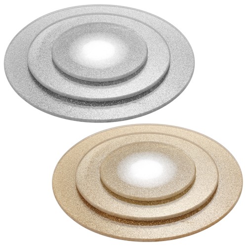 Size round glitter mirror - size,