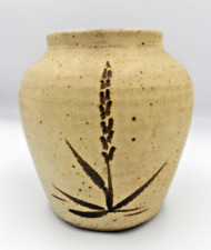 Studio Pottery Vase Stamped
