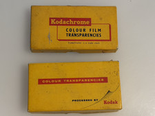 Vintage Kodachrome Colour Film Transparencies,  2 Boxes with 24 Slides