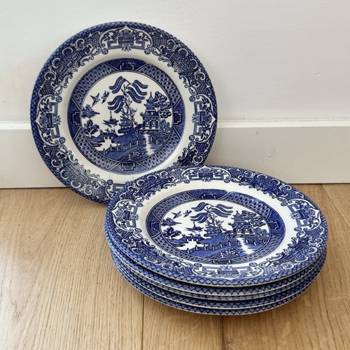 Vintage willow pattern - vintage,