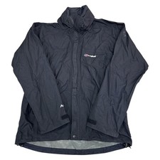 Berghaus AQ2 Mens Waterproof Nylon Shell Jacket Black Walking Hiking Medium