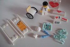 LEGO hospital / health care accessories & minifigure