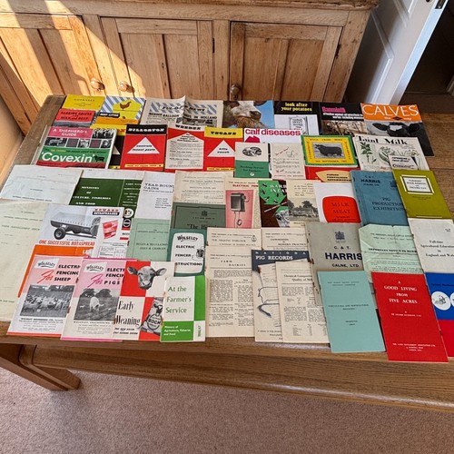 Vintage farming leaflets - vintage,
