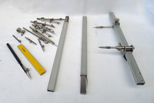 Vintage British Thornton Beam Compass/Trammels Technical Drawing Compasses etc