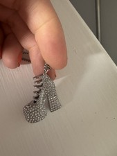 Marc Jacobs ‘The Pave Kiki Boot’ New Without Tags Silver Necklace