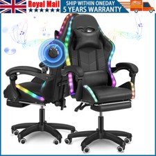 LED RGB Reclining Gaming Chair