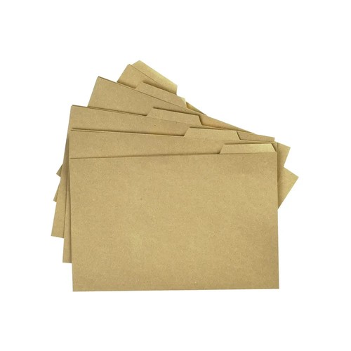 Connect kraft tabbed folder - tabbed,