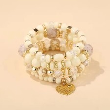 4Pcs Crystal Bead Bracelets