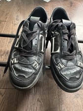 Valentino Garavani Men's Trainers White/Black Leather Size UK 8 EU42