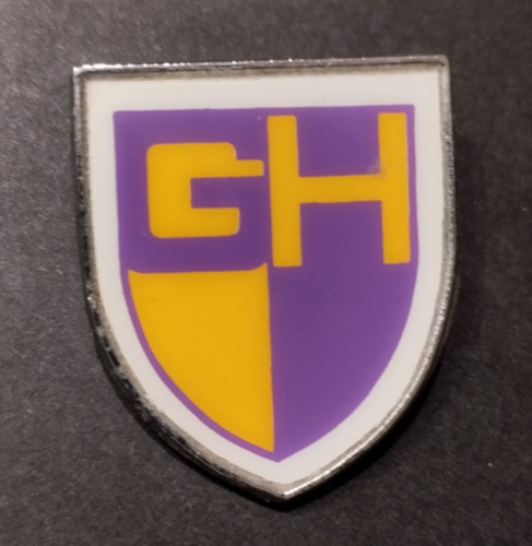 Grange hill enamel pin - hill,
