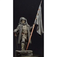 1/24 Resin Model Kit European Medieval Knight Unpainted