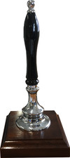 Beer pump with - "bag, in
