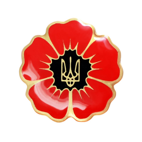 Lapel pin emblem badge - lapel, red