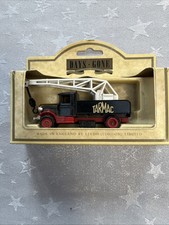 Lledo Days Gone Tarmac Die Cast Model. 1934 Mack Truck. Tarmac Crane Truck.