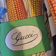 Geniune Gucci 100% Silk Scarf
