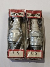 2 NOS Champion L5 Sparkplugs.  Villiers 197cc engine - Mark 6E 7E 8E 9E 10E & 2L