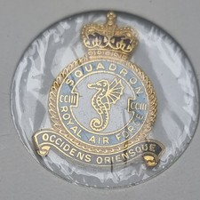 RAF 203 Squadron Queens Crown Badge.