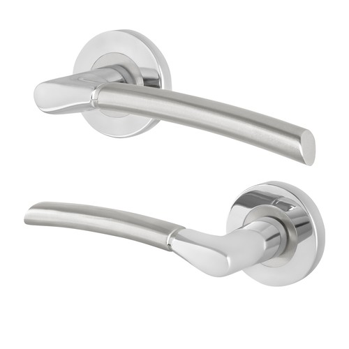 Chrome door handles dual duo - chrome,