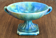 Art Deco Empire Ware England Ceramic Drip Centrepiece Pedestal Bowl 20th Century