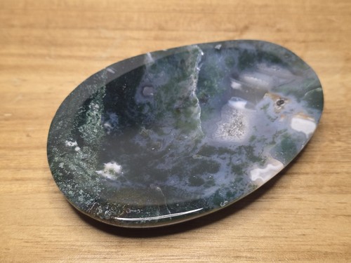 Druzy moss agate crystal bowl - agate,