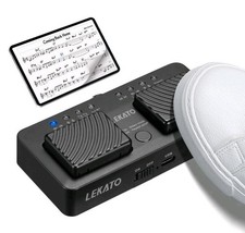 LEKATO Wireless Page Turner Pedal Rechargeable Bluetooth Cube Turner Pro