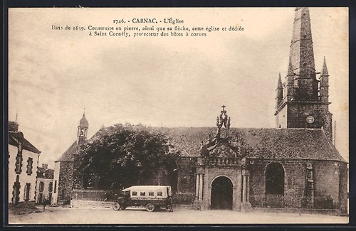 Old postcard carnac the - old,