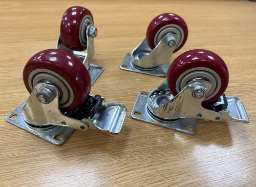 Pcs castor wheels 75mm - 12,