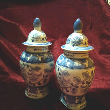 Pair of Oriental Blue & White