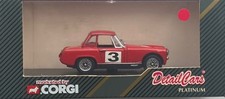 1/43 Detail Cars ART 424 MG Midget Mk IV 1969 #3 Spider in Red LHD Red Hardtop