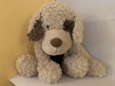 BHS Playful Pals  Puppy Dog Scarf Large  Soft Plush Toy 19” 