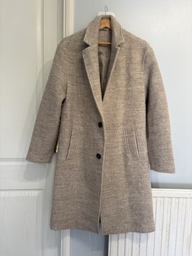 Zara wool blend coat size - wool,