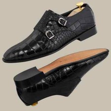 Handmade Mens Black Double