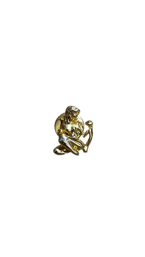 Vintage fairy brooch pin gold - vintage,