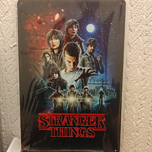 Stranger things metal wall - things,