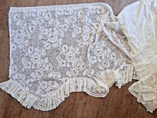 Vintage Ivory Lace Frill Net