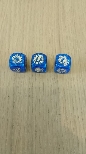 Blood bowl block - , dice