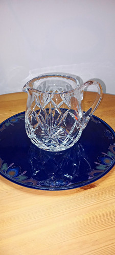 Lismore ice lip - jug, waterford