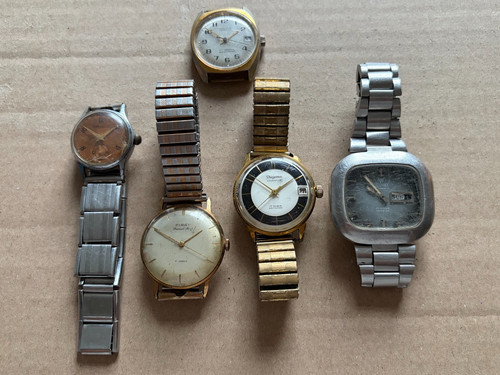 Vintage gents wristwatches - x,