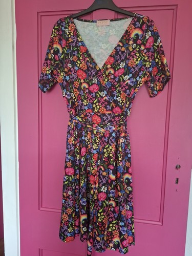 Popsy rainbow garden dress - rainbow,