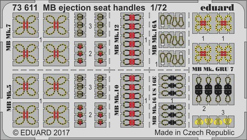 Eduard 73611 etched aircraft - eduard,