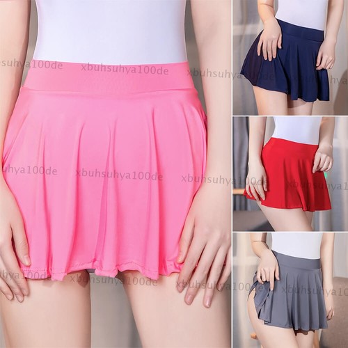 Ladies shiny pleated micro - pleated,