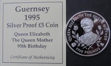 Guernsey 1995 £5 Crown Coin