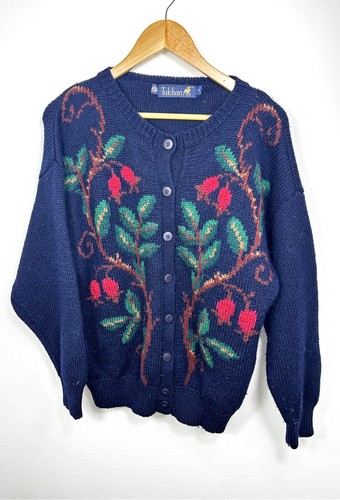 Vintage tulchan blue intarsia - tulchan,