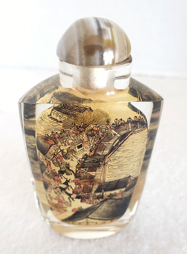 Vintage snuff bottle - bottle, reverse