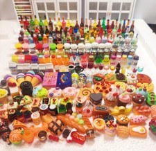 Dollhouse Miniature Wine Food Drink Lot 🧲 30PCS 1:6 - 1:12 Scale Decor Doll Toy