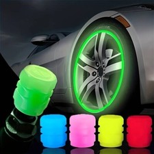 Tyre Valve Caps Luminous Car Vehicle Wheel Dust Caps Glow in the Dark