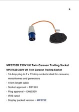 Maypole UK 230V Twin Trailing