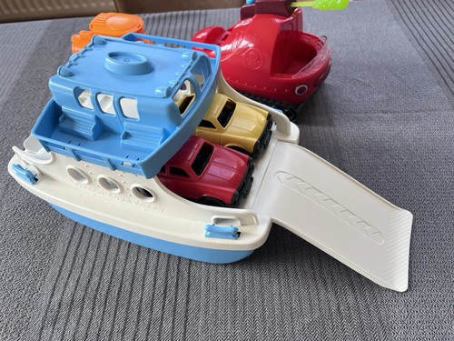 Green toys ferry - toys, boat