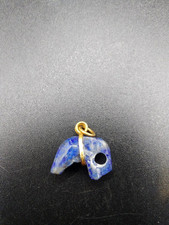 Unusual Lapis Lazuli Elephant Pendant Zuni Fetish Animal Style